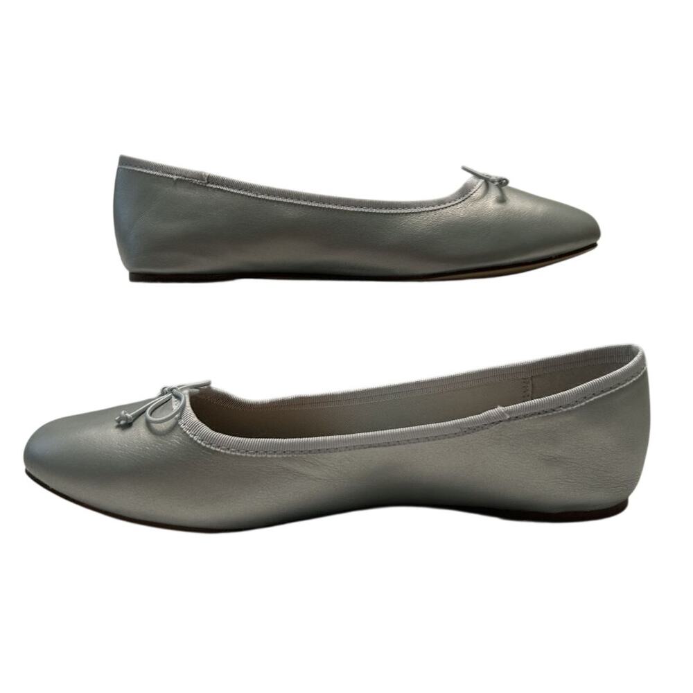 NWT a. new day Jackie Silver Memory Foam Classic Slip On Ballet Flats-Size 8* - Picture 4 of 10